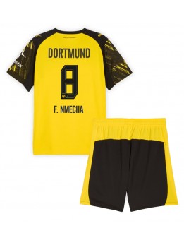 Borussia Dortmund Felix Nmecha #8 Replika Hemmakläder Barn 2025-26 Kortärmad (+ byxor)